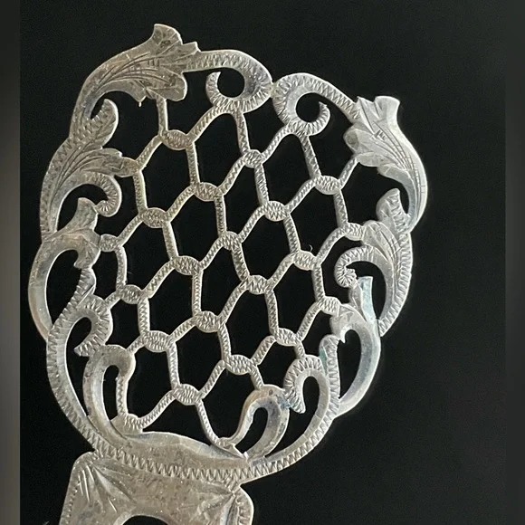 Sterling silver 1900’s Hair Comb Peinetta Accessory - Picture 4 of 16